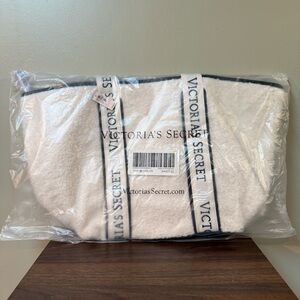 Victoria's Secret Cream and Black Tote